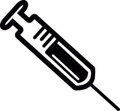 Hospital Syringe Vinyl Cutting Svg File, Free Vectors File